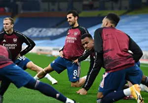Arsenal's Dani Ceballos Warming Up Ahead of Manchester City Clash - Premier League 2020-21