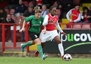 Arsenal Ladies V ZFK Masinac 2010-11 Prints: Arsenal's Danielle Carter Scores Five in 9-0 UEFA Women's Champions League Victory over ZFK Masinac