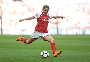 Arsenal Women V Chelsea Ladies - FA Cup Final 2018 Prints: Arsenal's Danielle van Donk in Action at the FA Cup Final: Arsenal Women vs