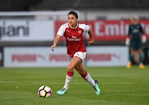 Arsenal's Danielle van de Donk in Action: Pre-Season Clash Against Everton Ladies