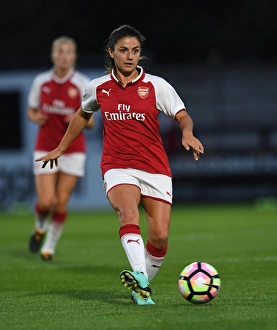 Arsenal's Danielle van de Donk in Action: Pre-Season Clash Against Everton Ladies