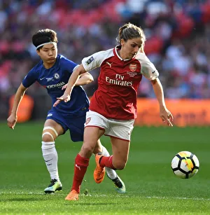 Arsenal's Danielle van de Donk Clashes with Chelsea's Ji So-yun in FA Cup Final Showdown