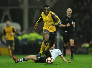 Preston North End V Arsenal - FA Cup - 2017 Prints: Arsenal's Danny Welbeck in Action during FA Cup Match against Preston North End