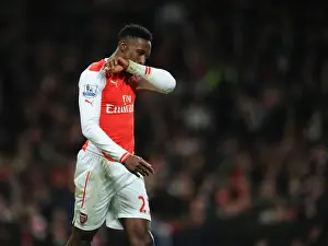 Arsenal's Danny Welbeck in Action Against Newcastle United (Premier League 2014/15)