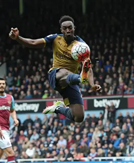 West Ham United V Arsenal 2015-16 Prints: Arsenal's Danny Welbeck in Action during the Premier League Clash against West Ham United - 2015-16 Season