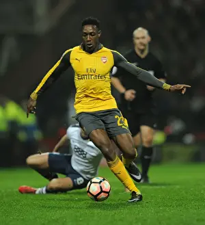 Preston North End V Arsenal - FA Cup - 2017 Prints: Arsenal's Danny Welbeck in FA Cup Action: Arsenal vs Preston North End (2017)