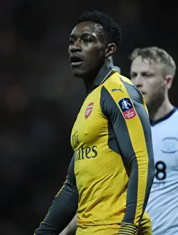 Preston North End V Arsenal - FA Cup - 2017 Prints: Arsenal's Danny Welbeck in FA Cup Action: Arsenal vs Preston North End (2017)