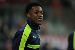 Images Dated 15th February 2017: Arsenal's Danny Welbeck Faces Bayern Munich in 2016-17 UEFA Champions League