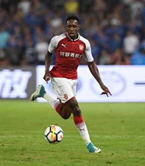Images Dated 23rd July 2017: Arsenal's Danny Welbeck Faces Off Against Chelsea in Beijing, 2017