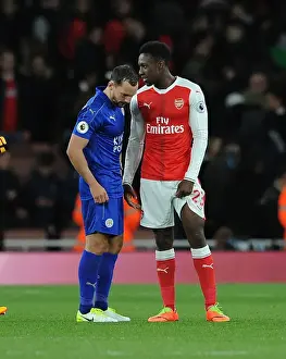 Arsenal's Danny Welbeck and Leicester's Danny Drinkwater Share a Moment After the Match