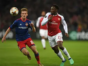 CSKA Moscow V Arsenal 2017-18 Prints: Arsenal's Danny Welbeck vs