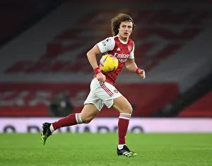 Arsenal's David Luiz in Action at Empty Emirates: Arsenal vs. Crystal Palace (2020-21)