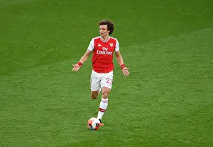 Arsenal V Everton 2019-20 Prints: Arsenal's David Luiz in Action Against Everton in the Premier League