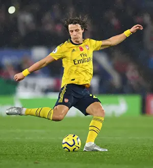Leicester City V Arsenal 2019-20 Prints: Arsenal's David Luiz in Action Against Leicester City - Premier League Showdown