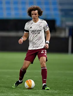 Arsenal's David Luiz in Action against Molde FK in UEFA Europa League
