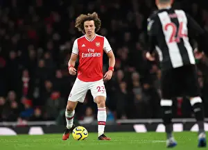 Arsenal V Newcastle United 2019-20 Prints: Arsenal's David Luiz in Action Against Newcastle United - Premier League 2019-2020