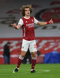 Arsenal's David Luiz in Action Against Southampton - Premier League 2020-21