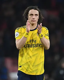 Arsenal's David Luiz Applaudes Fans After AFC Bournemouth Victory, Premier League 2019-20