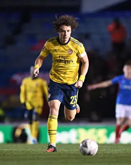 Portsmouth V Arsenal FA Cup 5th Rd 2020 Prints: Arsenal's David Luiz in FA Cup Fifth Round Clash Against Portsmouth