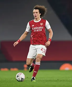 Arsenal's David Luiz in Focus: Arsenal vs Newcastle United, FA Cup Third Round
