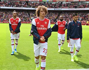 Arsenal V Burnley 2019-20 Prints: Arsenal's David Luiz Ready for Arsenal v Burnley Clash (2019-20)