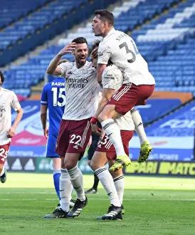 Arsenal's David Luiz Scores in Empty Leicester Stadium: A Premier League Victory Amidst COVID-19 Restrictions
