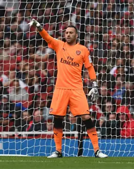 Arsenal V Benfica - Emirates Cup 2017-18 Prints: Arsenal's David Ospina in Action Against SL Benfica - Emirates Cup 2017-18