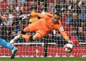 Arsenal V Benfica - Emirates Cup 2017-18 Prints: Arsenal's David Ospina in Action Against SL Benfica - Emirates Cup 2017-18
