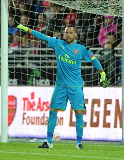 Viking FK V Arsenal 2016-17 Prints: Arsenal's David Ospina in Action Against Viking FK, Norway 2016