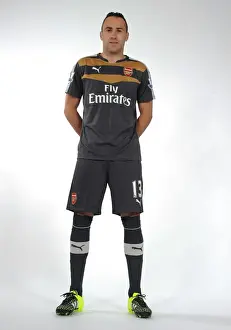 Arsenal 1st Team Photocall 2015-16 Prints: Arsenal's David Ospina at Emirates Stadium (2015-16 First Team)