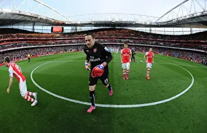 Arsenal Swansea City 2014/15 Prints: Arsenal's David Ospina Gears Up for Swansea City Showdown in Premier League (2014/15)