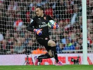 Arsenal Swansea City 2014/15 Prints: Arsenal's David Ospina: Unwavering Focus Against Swansea City (2014/15)
