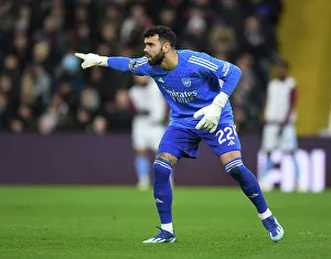 Aston Villa V Arsenal 2023-24 Prints: Arsenal's David Raya in Action: Aston Villa vs. Arsenal, Premier League 2023-24