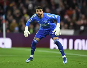 Aston Villa V Arsenal 2023-24 Prints: Arsenal's David Raya in Action: Aston Villa vs Arsenal, Premier League 2023-24