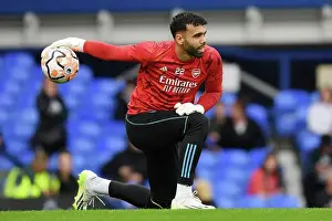 Everton V Arsenal 2023-24 Prints: Arsenal's David Raya Prepares for Everton Showdown - Premier League 2023-24
