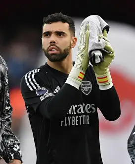 Arsenal V Brighton And Hove Albion 2023-24 Prints: Arsenal's David Raya Prepares for Premier League Clash Against Brighton & Hove Albion (2023-24)