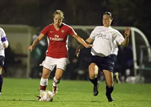 Arsenal Ladies V FC Zurich Frauen 2008-9 Prints: Arsenal's Davison Scores Twice in 7-2 UEFA Cup Victory over Zurich