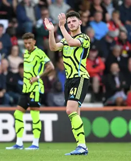 Arsenal's Declan Rice Bids Farewell: AFC Bournemouth vs Arsenal, Premier League 2023-24