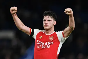 Arsenal's Declan Rice Celebrates Epic Chelsea Victory with Adoring Fans