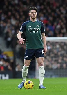 Arsenal's Declan Rice Shines in Fulham vs. Arsenal Premier League Clash (2023-24)