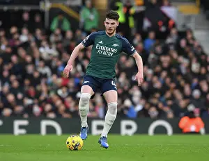 Arsenal's Declan Rice Shines in Fulham vs Arsenal Premier League Clash (2023-24)