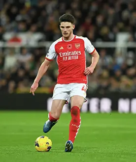 Newcastle United V Arsenal 2023-24 Prints: Arsenal's Declan Rice Stars: Arsenal Triumph Over Newcastle United in 2023-24 Premier League Clash
