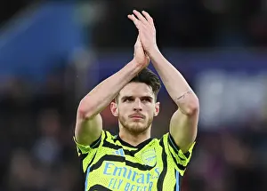 Aston Villa V Arsenal 2023-24 Prints: Arsenal's Defeat at Aston Villa: Declan Rice Bids Farewell to Fans