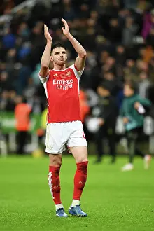 Newcastle United V Arsenal 2023-24 Prints: Arsenal's Defeat at Newcastle: Declan Rice Bids Fans Farewell