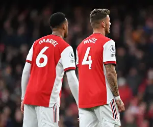 Arsenal's Defensive Duo Gabriel and White: Shining Brillantly Against Brentford in the Premier League 2021-22