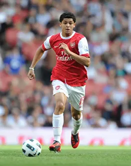 Arsenal V Bolton Wanderers 2010-11 Prints: Arsenal's Denilson Shines in 4-1 Victory over Blackburn Rovers, Emirates Stadium, 2010