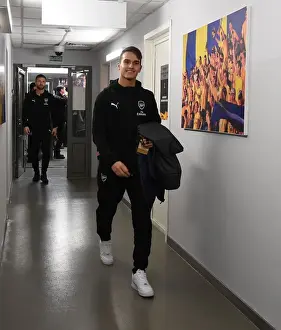 BATE Borisov V Arsenal 2018-19 Prints: Arsenal's Denis Suarez Prepares for BATE Borisov Europa League Clash