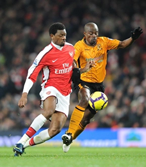 Arsenal V Hull City 2009-10 Prints: Arsenal's Diaby Shines: 3-0 Victory Over Hull City, Emirates Stadium, 2009