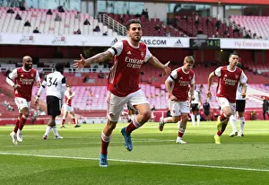 Arsenal's Disallowed Goal: Ceballos Scores in Empty Emirates Against Fulham (April 2021)