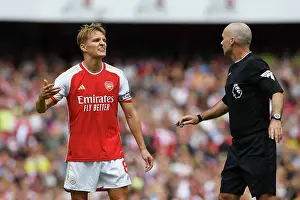 Arsenal V Fulham 2023-24 Prints: Arsenal's Disallowed Goal: Odegaard's Frustration Against Fulham in 2023-24 Premier League